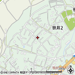 埼玉県狭山市笹井2丁目29-14周辺の地図