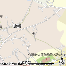 千葉県香取市虫幡周辺の地図