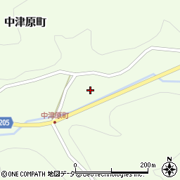 福井県越前市中津原町37周辺の地図