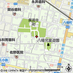 埼玉県飯能市八幡町周辺の地図