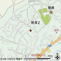 埼玉県狭山市笹井2丁目30-6周辺の地図