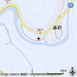 埼玉県飯能市赤沢790-2周辺の地図