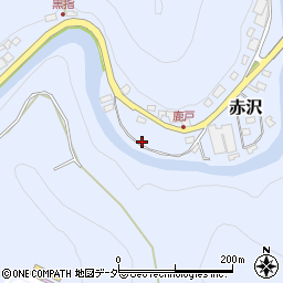埼玉県飯能市赤沢798-10周辺の地図