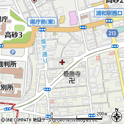 全電通　埼玉会館・あけぼのビル周辺の地図
