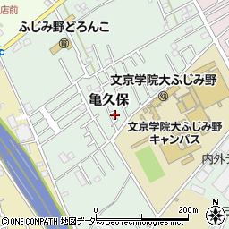 埼玉県ふじみ野市亀久保1220周辺の地図