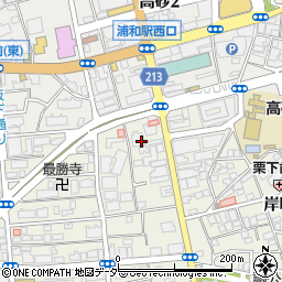岩崎内科診療所周辺の地図