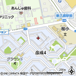 みさと団地５街区１１号棟周辺の地図