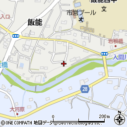 埼玉県飯能市飯能340-19周辺の地図
