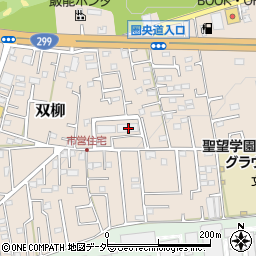 埼玉県飯能市双柳1493-37周辺の地図