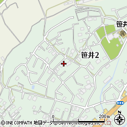 埼玉県狭山市笹井2丁目29-18周辺の地図