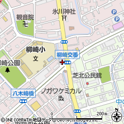 大橋屋柳崎店周辺の地図