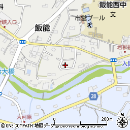 埼玉県飯能市飯能340周辺の地図