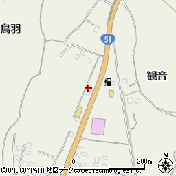 千葉県香取市鳥羽609-16周辺の地図