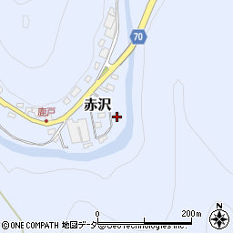 埼玉県飯能市赤沢745-1周辺の地図