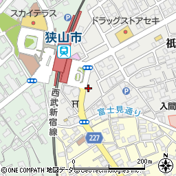 トヨタレンタリース新埼玉狭山市駅前店周辺の地図