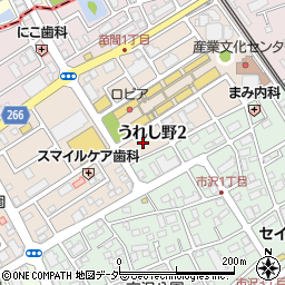 押田動物病院周辺の地図
