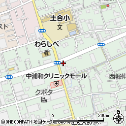 りらくる　浦和西堀店周辺の地図