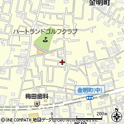 金明町会館周辺の地図