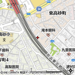 サレーヌ浦和駅前店周辺の地図
