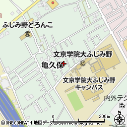 埼玉県ふじみ野市亀久保1217-61周辺の地図