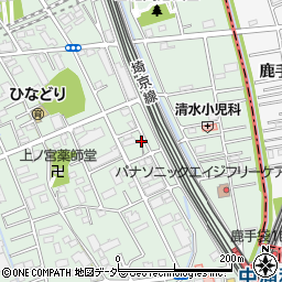 須黒稲荷神社周辺の地図
