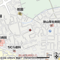 埼玉県狭山市祇園19周辺の地図