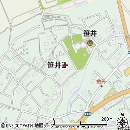 埼玉県狭山市笹井2丁目19-24周辺の地図