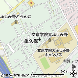 埼玉県ふじみ野市亀久保1217-5周辺の地図