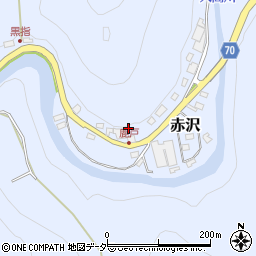 埼玉県飯能市赤沢787-1周辺の地図