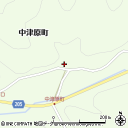 福井県越前市中津原町36周辺の地図