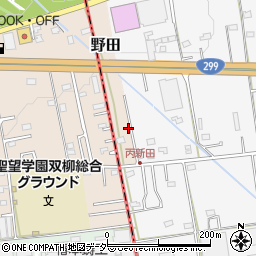 埼玉県入間市野田2317周辺の地図