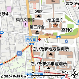 埼玉県新聞販売相談センター周辺の地図