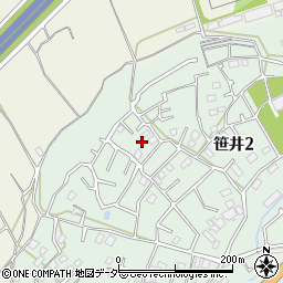 埼玉県狭山市笹井2丁目27-3周辺の地図