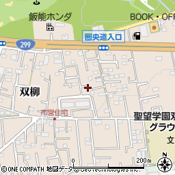 埼玉県飯能市双柳1493-22周辺の地図