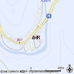 埼玉県飯能市赤沢753-1周辺の地図