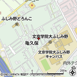 埼玉県ふじみ野市亀久保1217-7周辺の地図