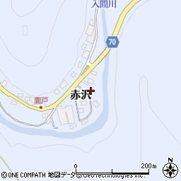 埼玉県飯能市赤沢742-11周辺の地図