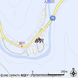 埼玉県飯能市赤沢753周辺の地図