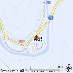 埼玉県飯能市赤沢753-6周辺の地図