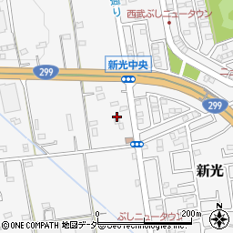 埼玉県入間市新光489-5周辺の地図