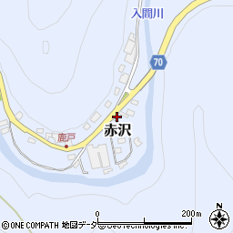 埼玉県飯能市赤沢742-1周辺の地図