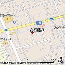埼玉県川口市安行藤八周辺の地図