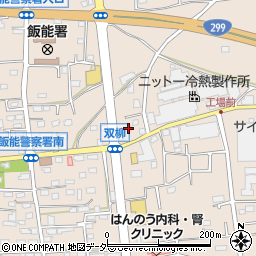 埼玉県飯能市双柳560-9周辺の地図