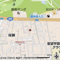 埼玉県飯能市双柳1493周辺の地図