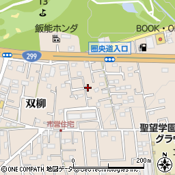 埼玉県飯能市双柳1493-15周辺の地図