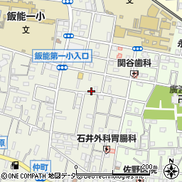 埼玉県飯能市本町周辺の地図