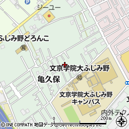 埼玉県ふじみ野市亀久保1217-39周辺の地図