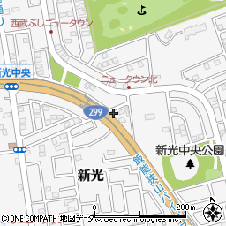 埼玉県入間市新光266周辺の地図