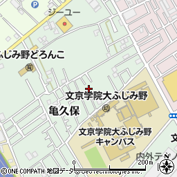 埼玉県ふじみ野市亀久保1217-40周辺の地図