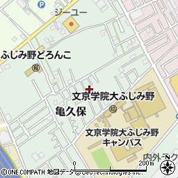 埼玉県ふじみ野市亀久保1217-37周辺の地図